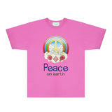 Casablanca T Shirts Fashion Print Street