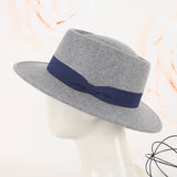 Walter White Hats Autumn and Winter Simplicity Fashion Wide Brim Wool Top Hat Leisure Felt Cap Wool Cap