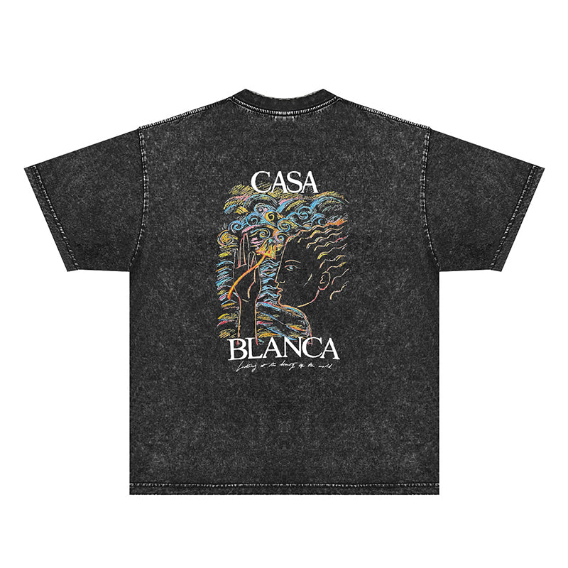 Casablanca Distressed T-Shirt