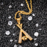 Jewelry Baseball Pendant Necklace Armament