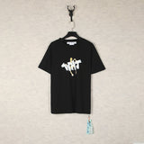 【eu size】authentic off-white print watercolor splatter gradient arrow graffiti ow short sleeve couple tee