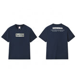 Wholesale export sup streetwear letter print 100% cotton t-shirt - relaxed fit, crew neck, short sleeve