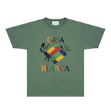Casablanca T Shirts Fashion Print Street