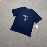 Aime leon dore color block letter high street loose short sleeve t-shirt hoodie long sleeve