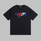 Factory direct trapstar rainbow letter gradient towel embroidery short sleeve t-shirt & fog high street shorts set