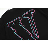 Vlone T Shirt Spring/Summer Line Big V Pattern
