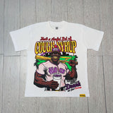 Cough syrup short-sleeved high-quality pure cotton round neck t-shirt fashionprinting breathable short-sleeved summer
