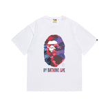 B@pe tshirtsssummer ape head little monkey camouflage short-sleeved round neck t-shirt