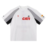 Ducati soccer jersey collaboration: printed football t-shirt & relaxed fit tracksuit set