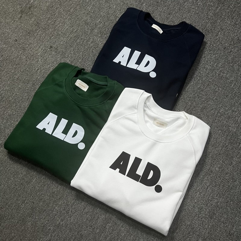 Aime leon dore color block letter high street loose short sleeve t-shirt hoodie long sleeve