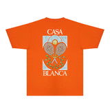 Casablanca T Shirts Fashion Print Street