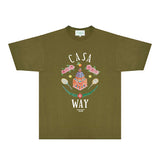 Casablanca T Shirts Fashion Print Street