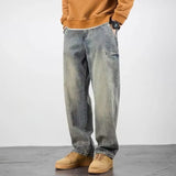 Unisex Jeans Casual Jeans Loose Casual Autumn Vintage