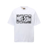 Gallery european and american couple wear plus size fried color washed short-sleeved t-shirt youth tee