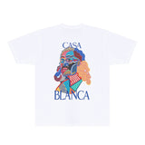 Casablanca T Shirts Fashion Print Street