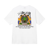 Three-label short-sleeve summer men's relaxed fit high-quality t-shirt