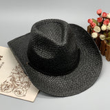 Walter White Fedora Straw Hat Western Cowboy Hat Seaside Vacation Sunshade Knight's Cap