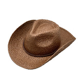 Walter White Fedora Straw Hat Western Cowboy Hat Seaside Vacation Sunshade Knight's Cap