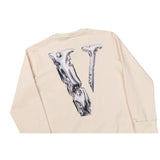 Vlone Sweatshirts Autumn/Winter Metal Big V Letter Crew Neck