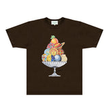 Casablanca T Shirts Fashion Print Street