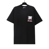 wholesale pa angel coconut tree flame letter logo graffiti paint short-sleeved t-shirt