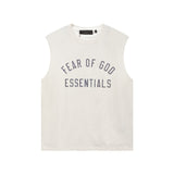 Fog icon double line essentials american high street summerloose couple short sleeve trendy heavy weight t-shirt