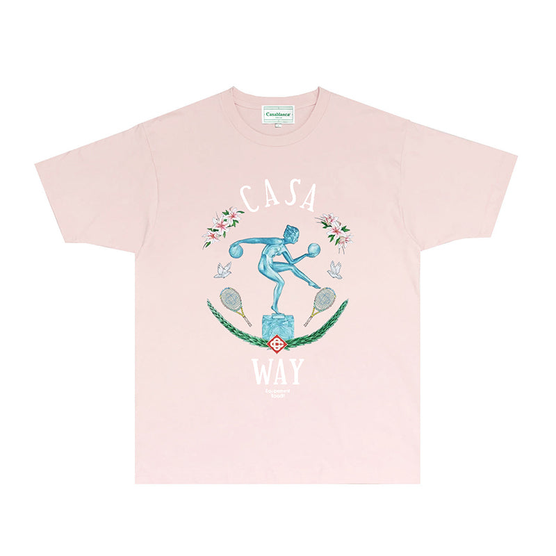 Casablanca T Shirts Fashion Print Street