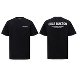 American cole buxton short sleeve men's couple ins high street spring summer loose t-shirt women's cb