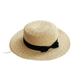 Walter White Hats Gulnazar Straw Straw Flat Top Top Hat Sunshade Width Broad-Brimmed Hat