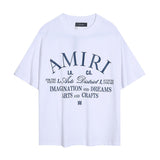 Wholesale foreign trade amir washed distressed tiger head number & letter logo short sleeve t-shirt
