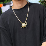 6IX9INE Pendant Zircon Shark Pendant Men