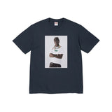 Wholesale export sup streetwear letter print 100% cotton t-shirt - relaxed fit, crew neck, short sleeve
