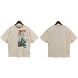 pa severed bear palm coconut tree flame shark couple outfit loose