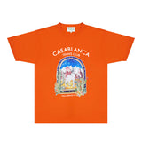 Casablanca T Shirts Fashion Print Street