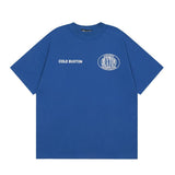 Wholesale export cole buxton minimalist cursive signature print short sleeve t-shirt - high street style