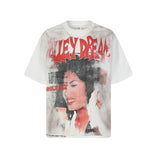 American valley washed distressed printing short-sleeved t-shirt valeforever hoodie sweatshirt long