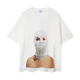 Cross-border foreign trade wholesale stranger things ins star pearl masked man mask couple loose short