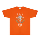 Casablanca T Shirts Fashion Print Street