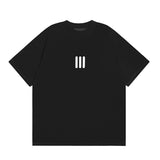 Flocked letter essentials short-sleeved t-shirt hip-hop half-sleeved high street fog american shorts