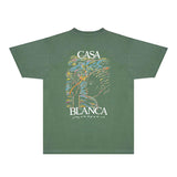 Casablanca T Shirts Fashion Print Street