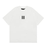 Flocked letter essentials short-sleeved t-shirt hip-hop half-sleeved high street fog american shorts