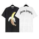 Cross-border foreign trade wholesale pa severed bear short-sleeved ins palm tree large logo back letter bat