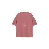 Ac letter print high street washed distressed vintage oversized short sleeve couple t-shirt