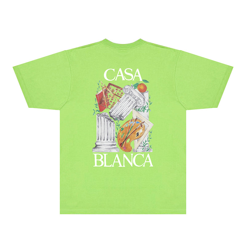 Casablanca T Shirts Fashion Print Street