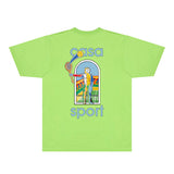 Casablanca T Shirts Fashion Print Street