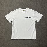 Wholesale foreign trade corteiz devil's island letter logo print short sleeve fog high street couple oversized t-shirt