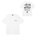 Summer running volume stussy short-sleeved t-shirt dice black eight ice cream comfy basics american couple summer t