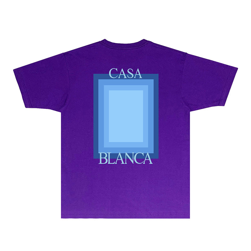 Casablanca T Shirts Fashion Print Street