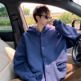 Unisex Baseball Jersey Cardigan Sweater Jacket Loose Jacket