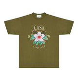 Casablanca T Shirts Fashion Print Street